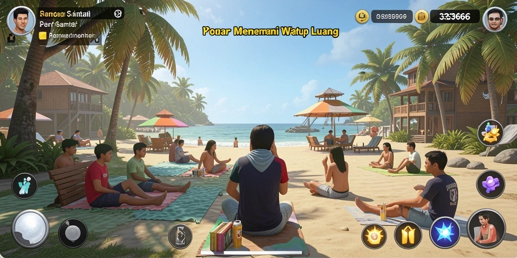 Tangkapan layar gameplay <strong>333666</strong> yang menunjukkan interaksi karakter dan tantangan menarik.