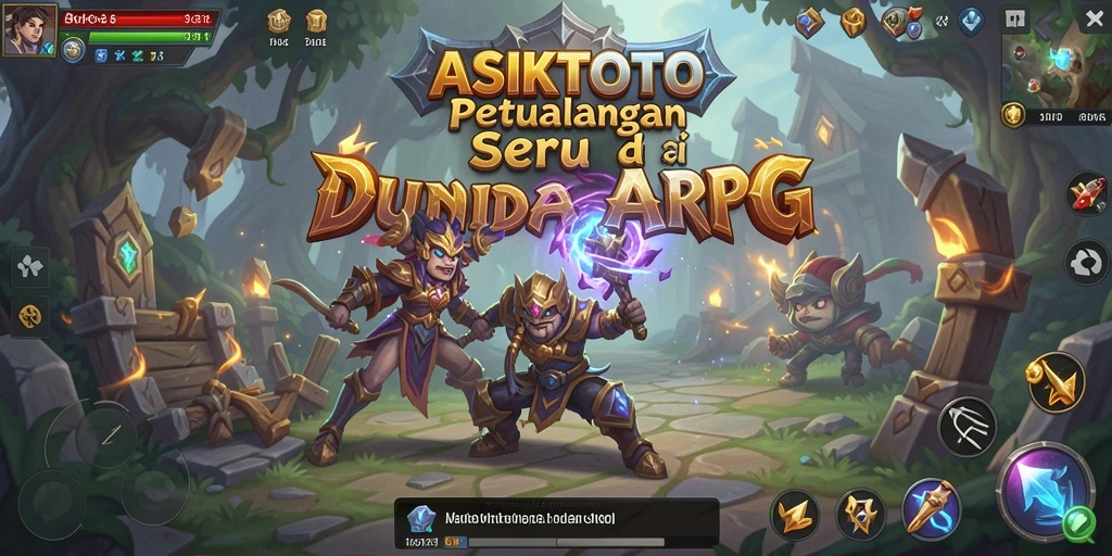 Tangkapan layar ASIKTOTO menampilkan aksi menegangkan dalam pertarungan ARPG.