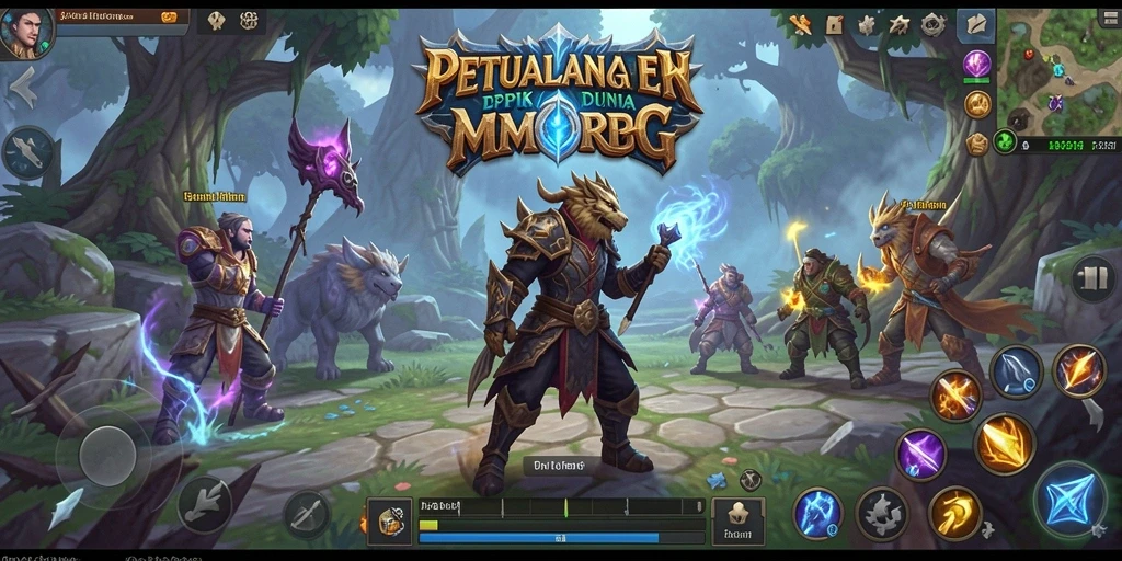 Gameplay seru di dunia fantasi <strong>H03</strong> dengan pertempuran yang dinamis.