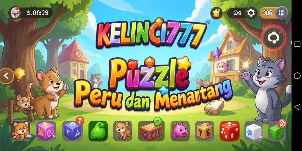 Tampilan gameplay KELINCI777 yang menarik dengan berbagai puzzle menantang.