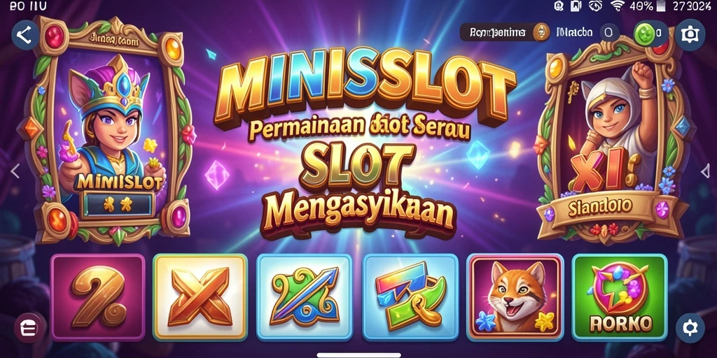 Gameplay menarik dari permainan slot MINISLOT dengan grafis yang menawan.