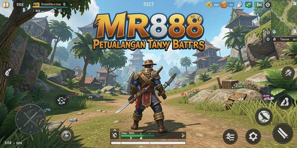 Tangkapan layar gameplay yang menunjukkan eksplorasi dunia terbuka.
