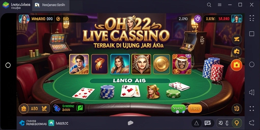 Tampilan Gameplay Live Casino yang Mendebarkan di OH222.