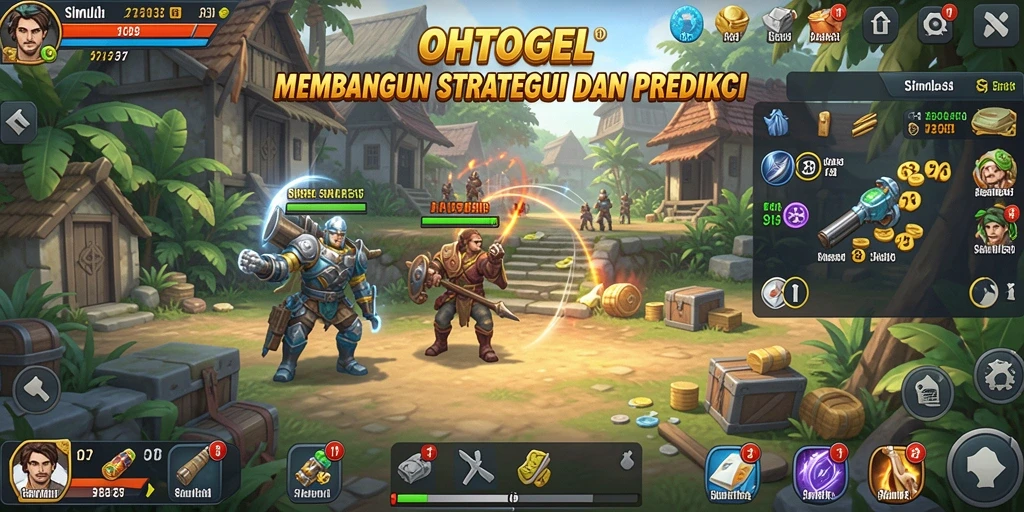 Tampilan gameplay menarik di OHTOGEL dengan strategi dan prediksi.