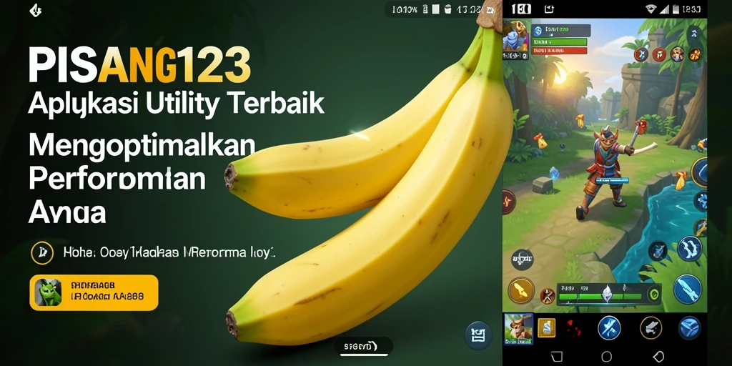 Tampilan antarmuka PISANG123 yang sederhana dan mudah digunakan.