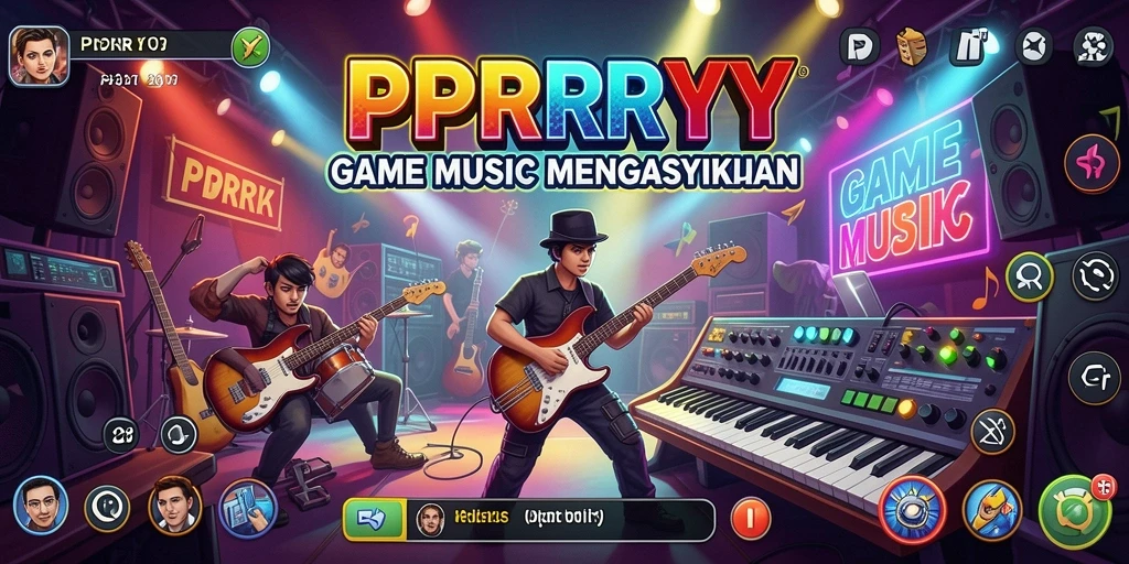 Screenshot dari gameplay <strong>PPRRYY</strong> yang menampilkan aksi seru permainan musik.