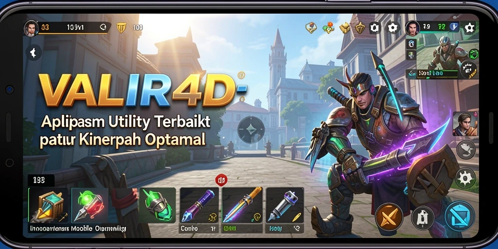 Tampilan utama VALIR4D dengan fitur pengoptimalan kinerja.