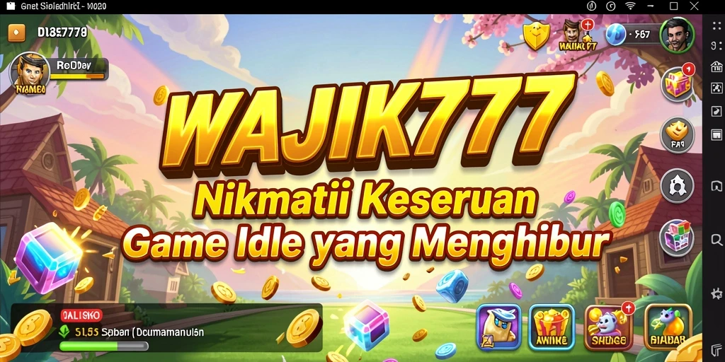 Screenshot gameplay WAJIK777 yang menampilkan pengalaman Idle yang seru.