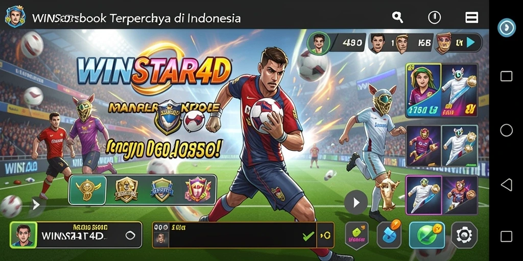 Tampilan gameplay menarik dari aplikasi Sportsbook WINSTAR4D.