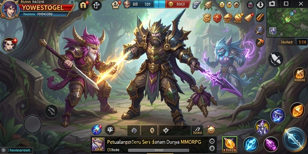 Gameplay YOWESTOGEL yang mendebarkan dan penuh petualangan MMORPG.