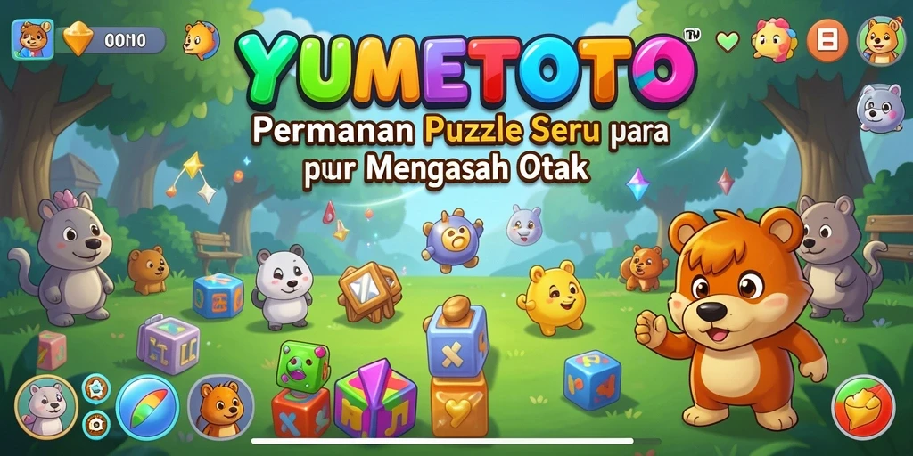 Gameplay seru YUMETOTO saat menyelesaikan puzzle.