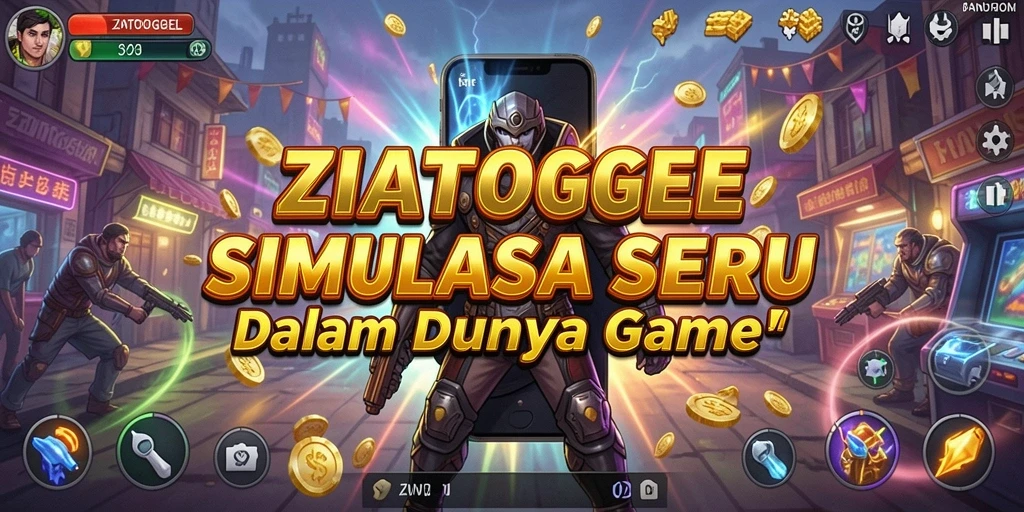 Tampilan gameplay ZIATOGEL dengan misi menantang dan grafik menawan.